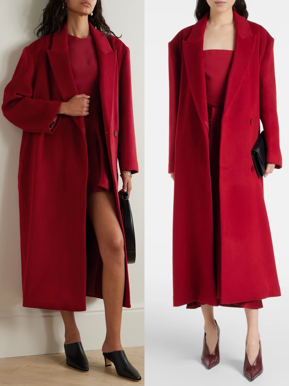 STAUD Serge Wool Blend Coat - NWT